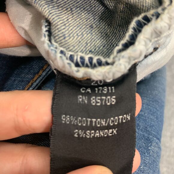 Buffalo David Bitton Pete Shorts Women 26 Denim Wide Leg Stretch Bermuda Zip Fly - Picture 8 of 10